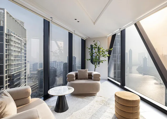 Magnificent 3Br Spectacular Canal & Burj View